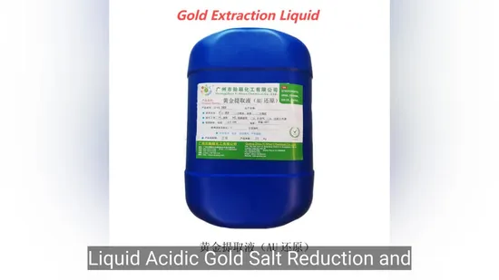 Acidic Gold Recovery Liquid for 99.8% Metal Reduction