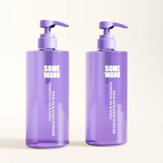 Large Capacity Pet Shampoo Bottle with Lotion Pump 1000ml Empty Body Lotion Container
