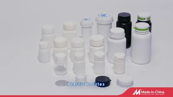 Medicine Plastic Packaging Childrenproof Pet HDPE White Clear Black Pill Plastic Bottle Capsule Container Pill Bottle