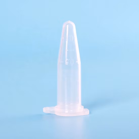 Clear Cryogenic Vial Conical Lab Medical Micro Centrifuge Tube Without Cap