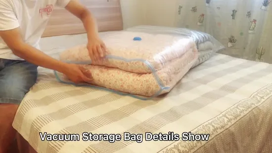 Sample Free! New Design 75% Space Save Clothing Vacuum Storage Bagmade in China Manufacture 
