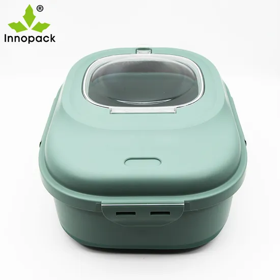 Foldable Waterproof Dustproof PP Grain Container Pet Food Storage Bucket 
