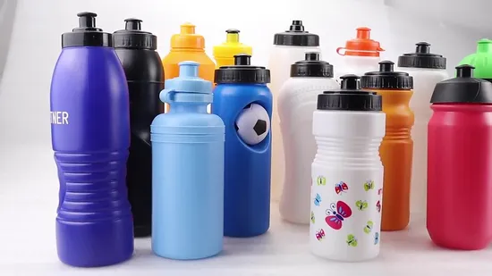 HDPE Water Bottlebike Water Bottle Bicycle Kettle Self Sealing Leakage Proof Jet Valve Broken Resistant for Travel for Outdoor 