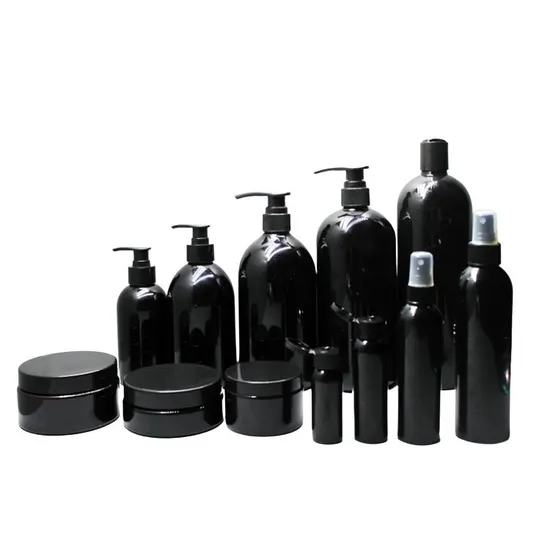 Custom 16oz 500ml 1000ml Boston Round HDPE Shower Gel Shampoo Body Care Cream Cosmetic Container Plastic Bottle Packaging 